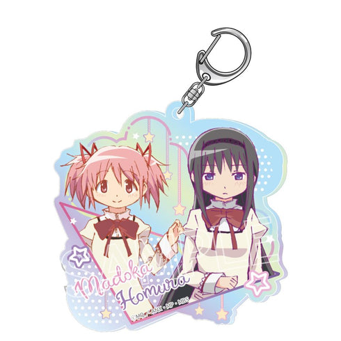 『魔法少女まどか☆マギカ』シャインシリーズ オーロラアクリルキーホルダー まどか&ほむら